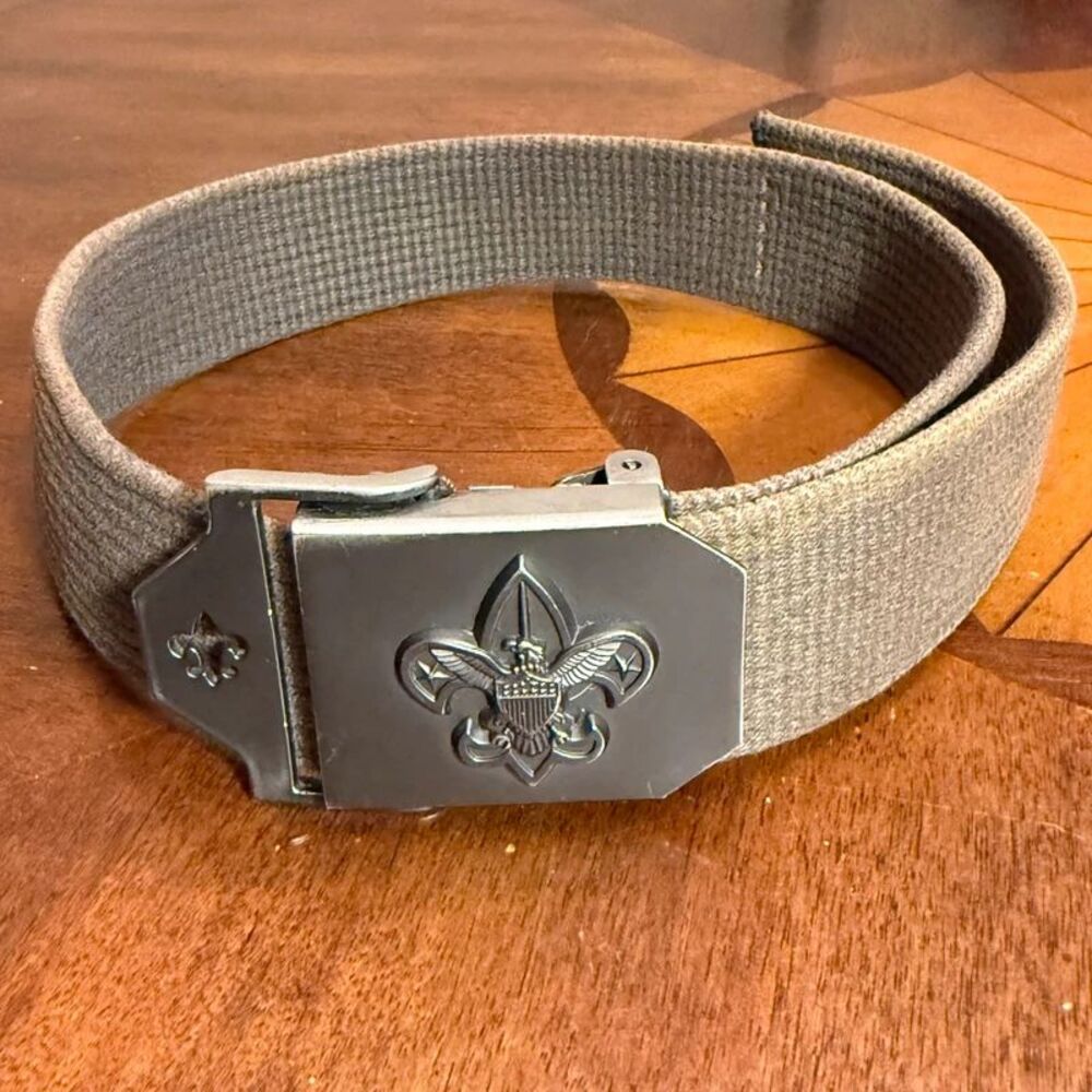 Boy Scout Belt 29” Khaki Green Canvas